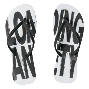LOADING ANXIETY Glitch Brutalist Typography Desi Jandals