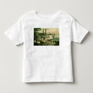 Loading Cotton on the Mississippi, 1870 Toddler T-Shirt