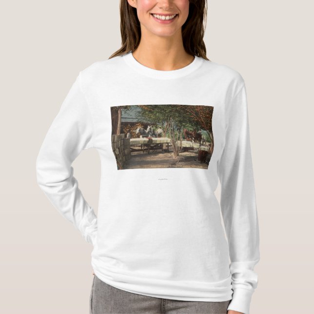 Loading Fruit at Longview Ranch T-Shirt (Front)