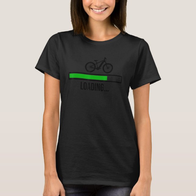Loading Graphic E Bike Mountainbiking Bicycle eBik T-Shirt (Front)