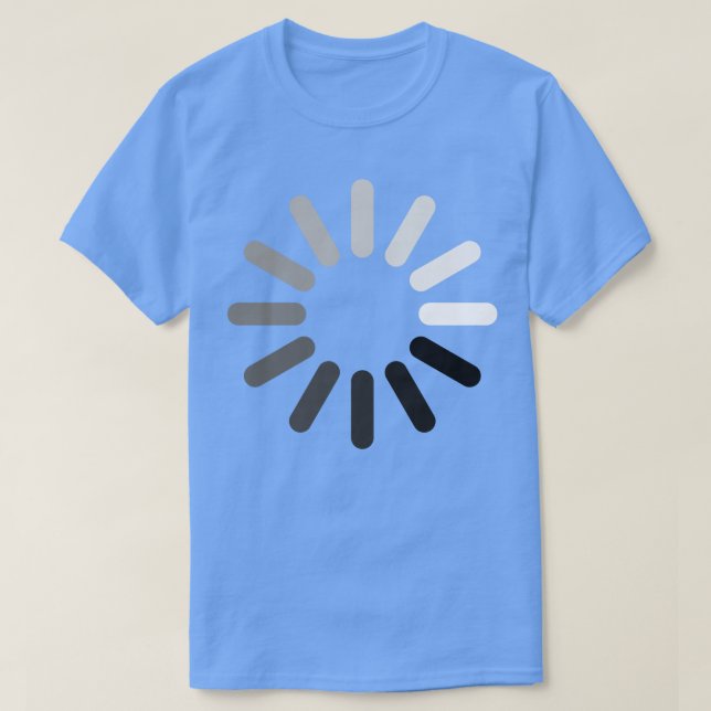 Loading Icon Negative T-Shirt (Design Front)