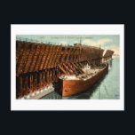 Loading Ore in Duluth-Superior Harbour Holiday Postcard<br><div class="desc">Loading Ore in Duluth-Superior Harbour Vintage Post Card.</div>