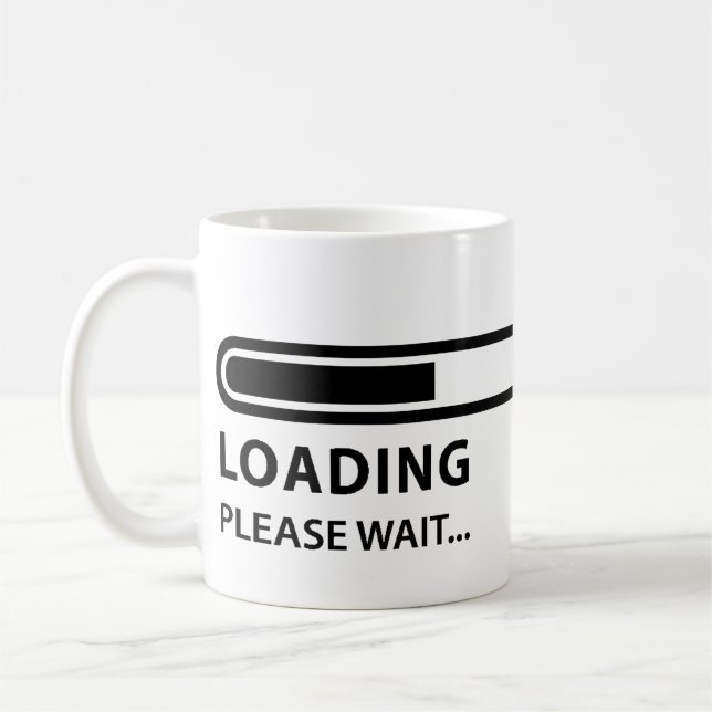 Loading please wait, progress bar Gaming Mug (Left)