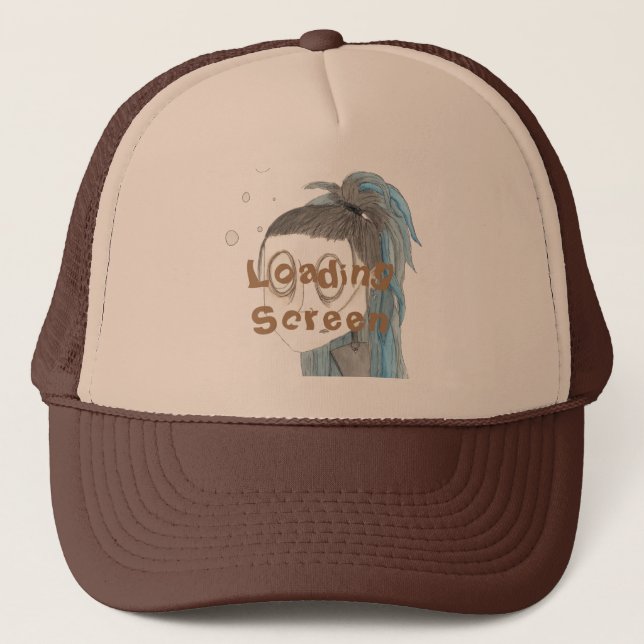 Loading Screen Trucker Hat (Front)