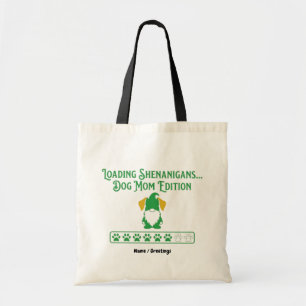Loading Shenanigans Dog Mom Gnome St Patrick's Day Tote Bag