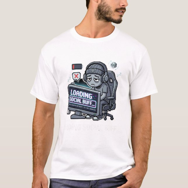 Loading Social Buff... Gamer Tee (Front)