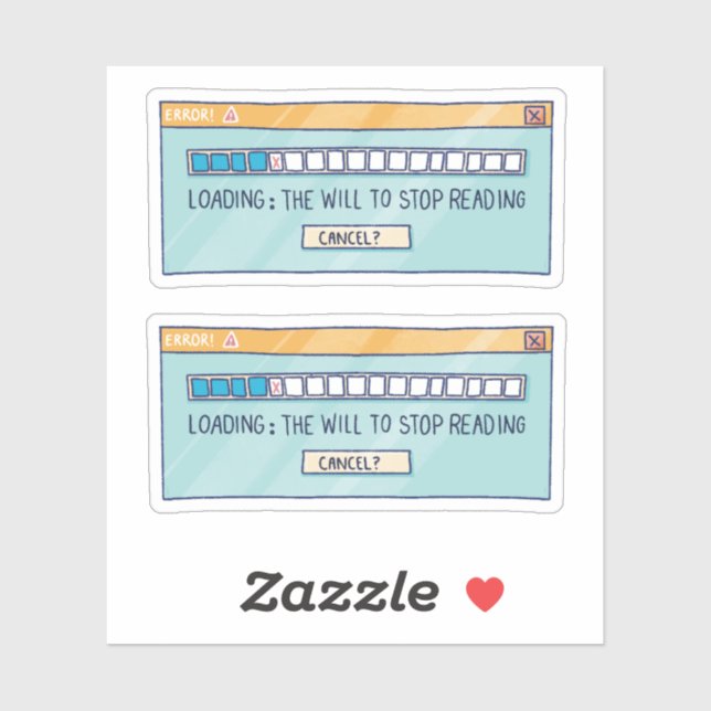 Loading: The Will To Stop Reading (Sheet)