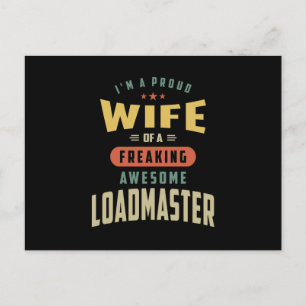 Loadmaster Job Title Gift Postcard