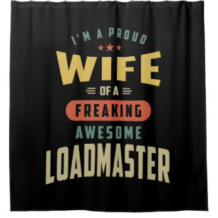 Loadmaster Job Title Gift Shower Curtain