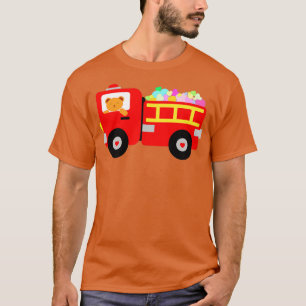 Loads Of Love FireTruck Valentine Day  Firefighter T-Shirt