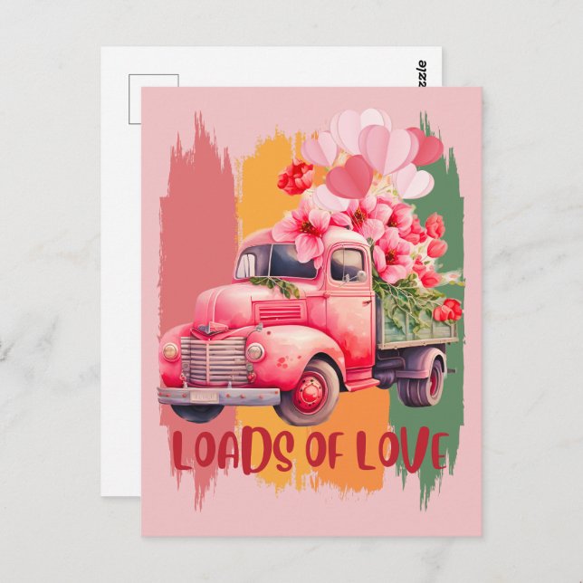 Loads Of Love Postcard (Front/Back)