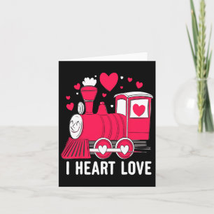 Loads Of Love Train Valentine Day Toddler Boys Kid Card