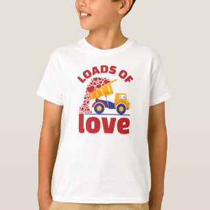 Loads of Love Valentine Day's Truck Vehicle T-Shirt
