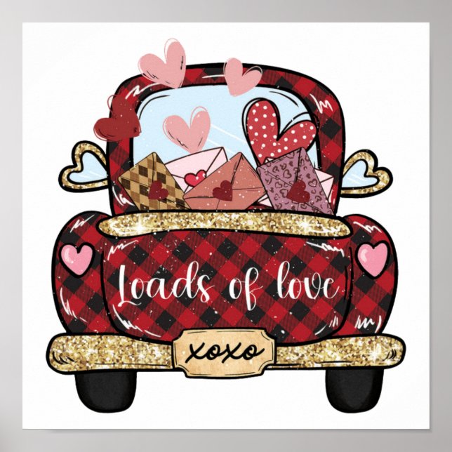 Loads of Love │Valentines Day Poster (Front)
