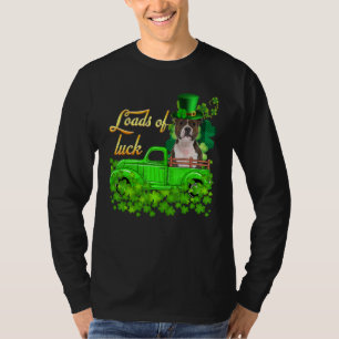 Loads Of Luck Staffordshire Bull Terrier St Patric T-Shirt