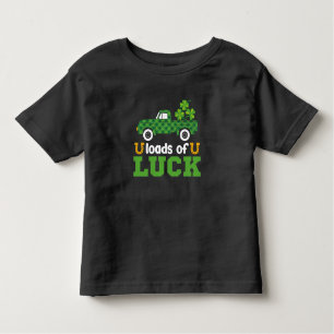 Loads Of Luck Tractor Boys St Patricks Day Kids Toddler T-Shirt