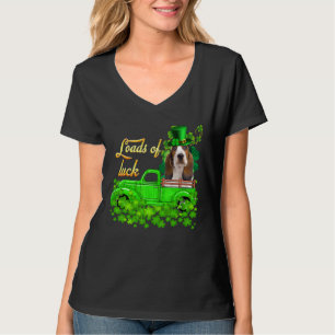 Loads Of Luck Truck Basset Hound St Patrick S Day T-Shirt