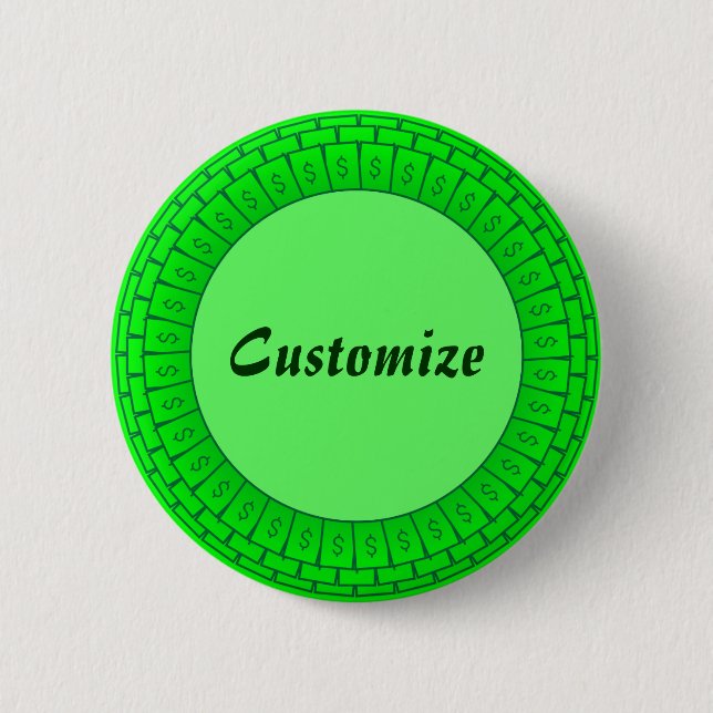 Loadz a' Money Template 6 Cm Round Badge (Front)