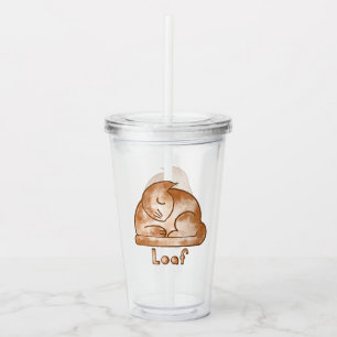 Loaf Cat Acrylic Tumbler
