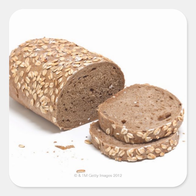 Loaf of bread square sticker (Front)