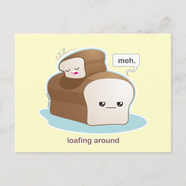 Loafing Around Postcard (Front)