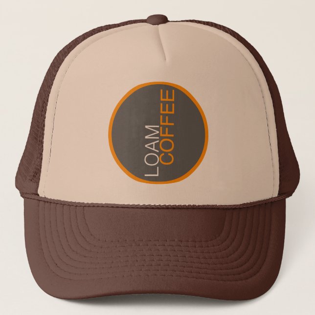 Loam Coffee Trucker Hat - brown (Front)