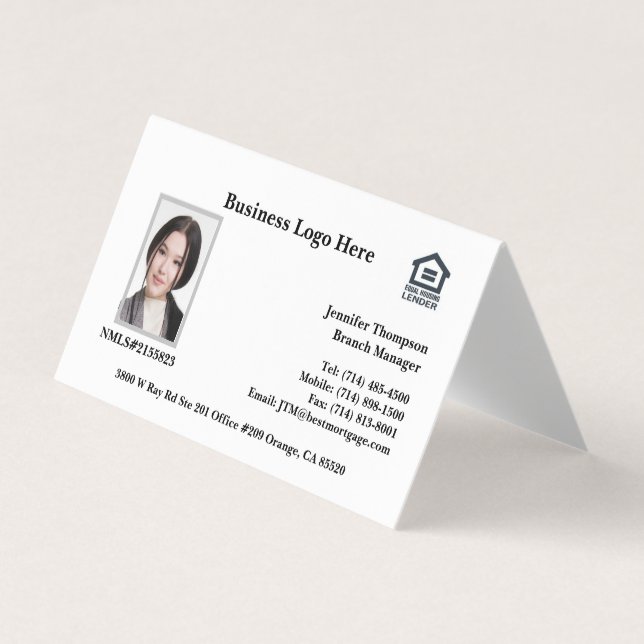 Loan Officer Business Card (Front)