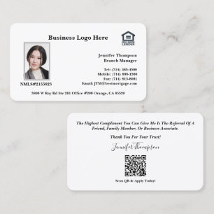 Loan Officer Business Card