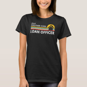 Loan Officer Mortgage Vintage Retro T-Shirt