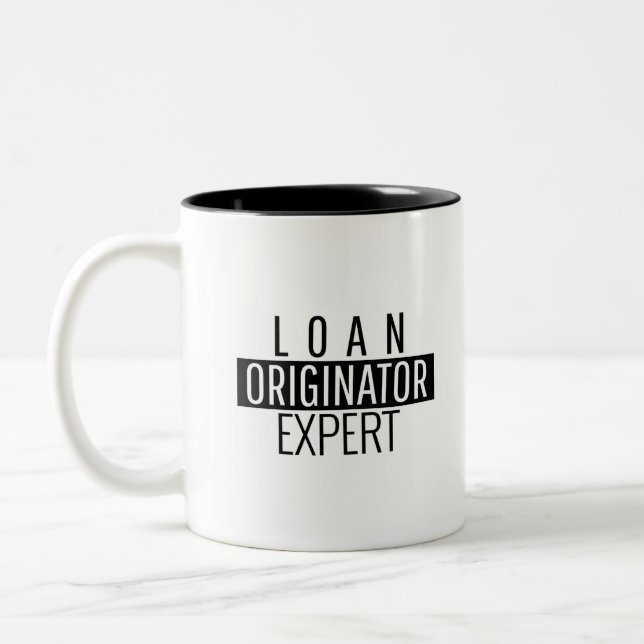 Loan Originator Expert Two-Tone Coffee Mug (Left)