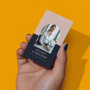 Loan signing agent notary public arch photo  business card