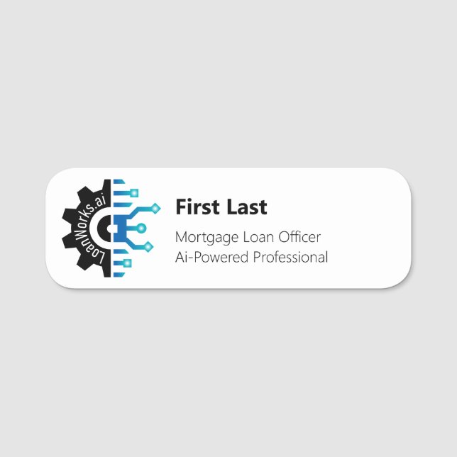 LoanWorks™ Classic LO Name Tag 2025 (Front)