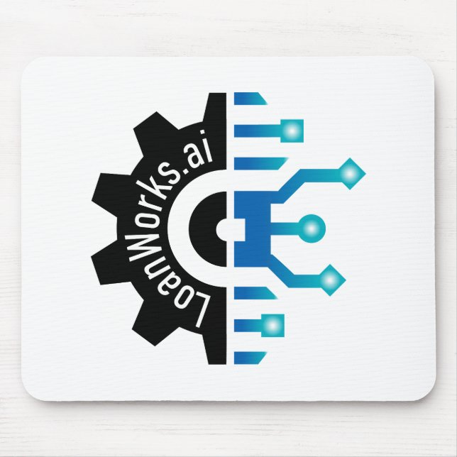 LoanWorks Gear+ Mouse Pad - White (Front)