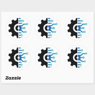 LoanWorks Gear Stickers - Round