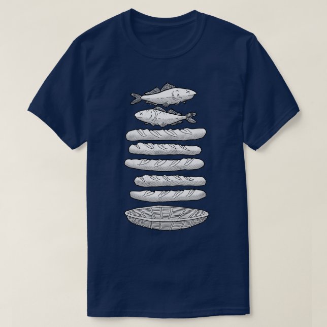 Loaves Fish T-Shirt (Design Front)