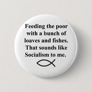 Loaves of Socialism 6 Cm Round Badge