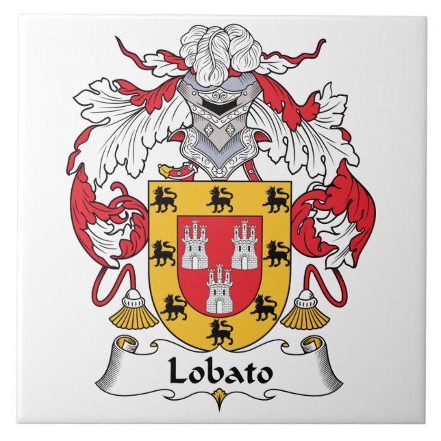 Lobato Family Crest Tile (Front)