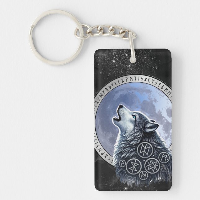 Lobo de Odín Key Ring (Front)