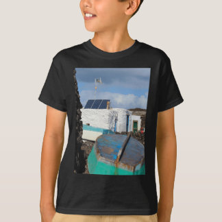 Lobos Island Fishing Cottages Vertical Sticker  T-Shirt