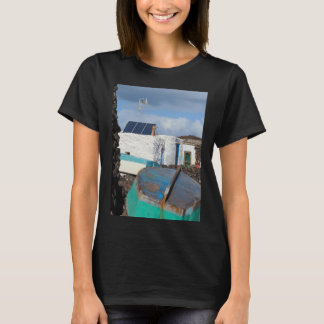 Lobos Island Fishing Cottages Vertical Sticker  T-Shirt