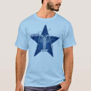 Lobstar Two on Blue T-Shirt