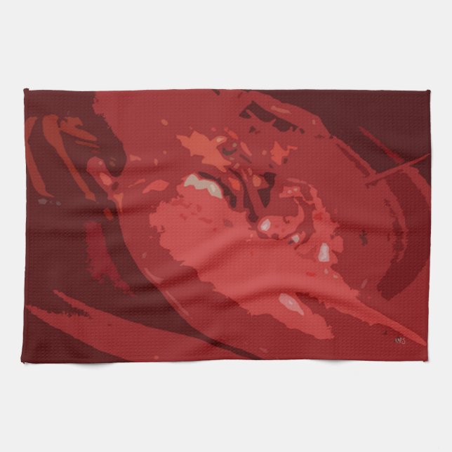 Lobster 2 tea towel (Horizontal)