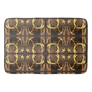 Lobster Abstract Bath Mat