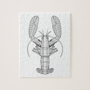 Lobster Adult Colouring Puzzle