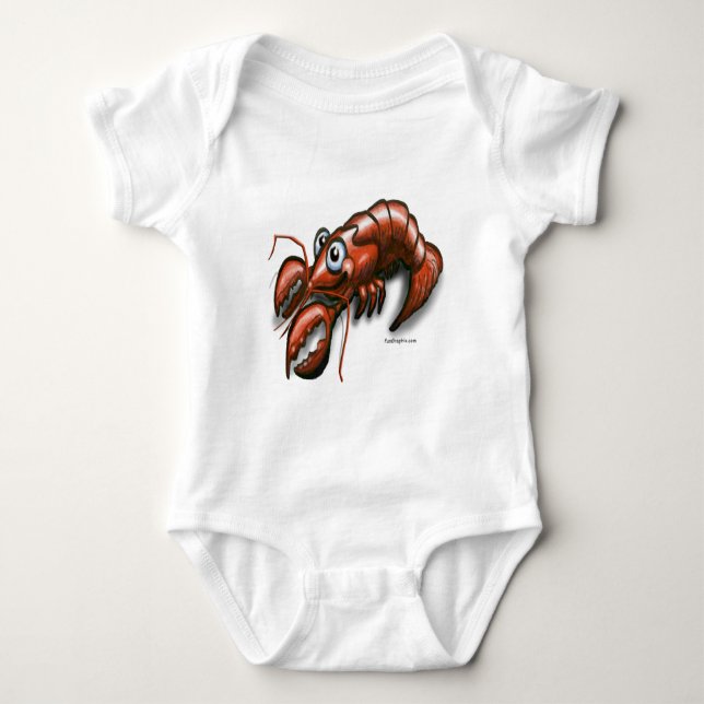 Lobster Baby Bodysuit (Front)