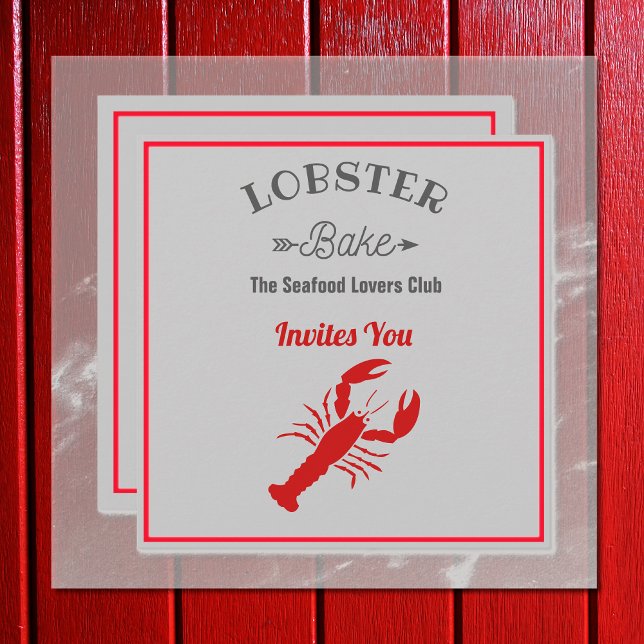Lobster Bake Invitation (Creator Uploaded)
