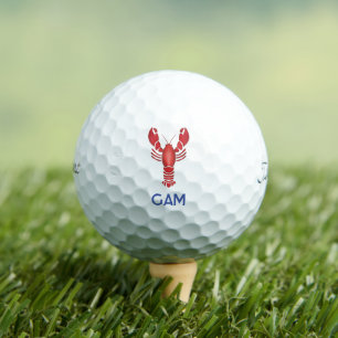 Lobster Bake Lobsterfest New England Wedding Favou Golf Balls
