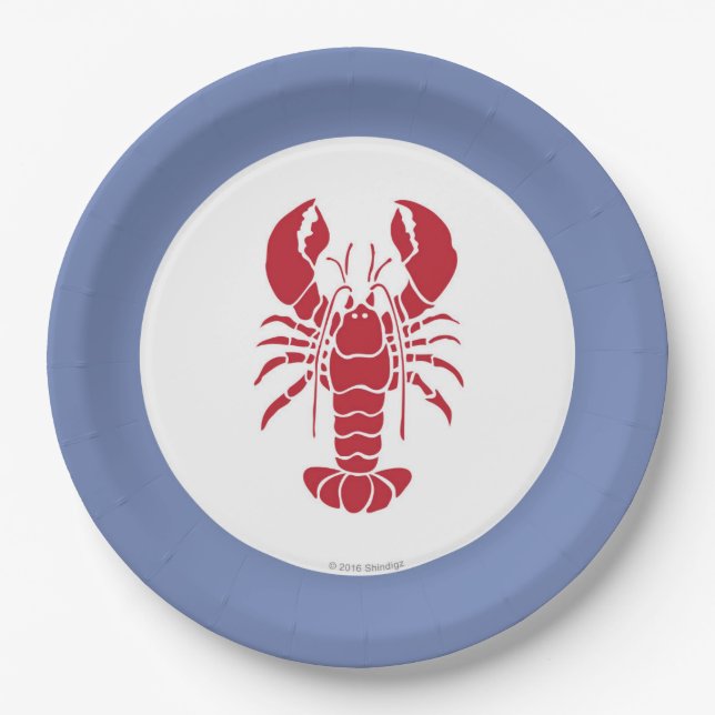 Lobster Bake Paper Plate (Front)