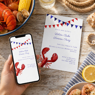 Lobster Bake Summer Party Invitation