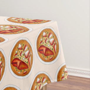 Lobster Bisque Soup Maine ME Food Festival Seafood Tablecloth